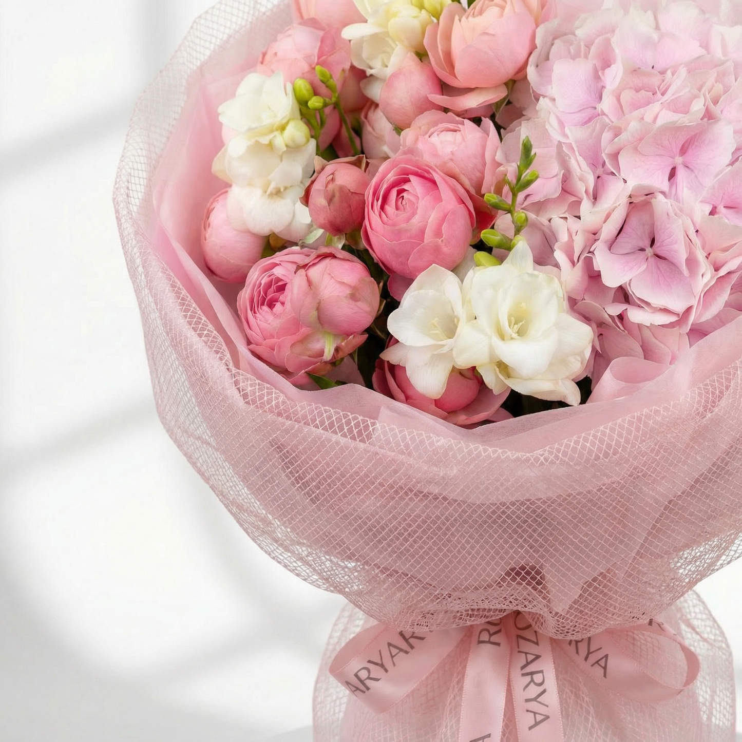 The Blush Hydrangea & Ranunculus Whisper