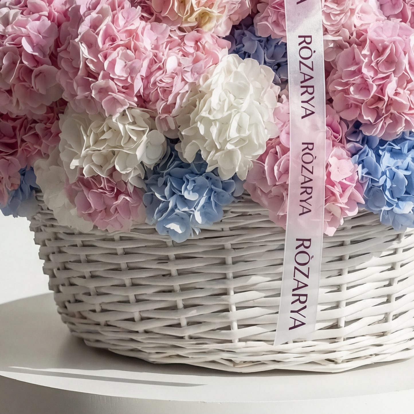 The Tropical Hydrangeas Whisper Basket
