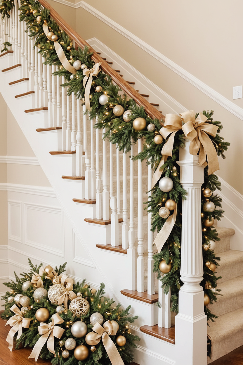 Classic Gold & Silver Staircase Set