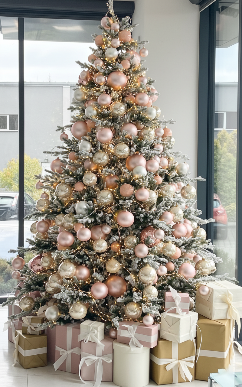 Rose Gold & Blush Winter Tree Kit