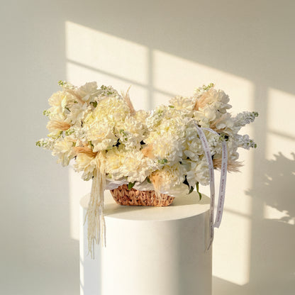 The Ivory Whisper Basket