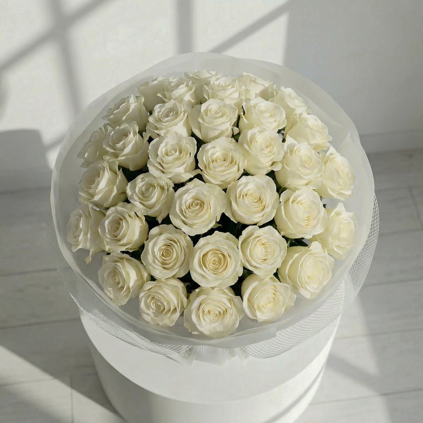 The Purest White Serenity Bouquet