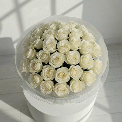 The Purest White Serenity Bouquet