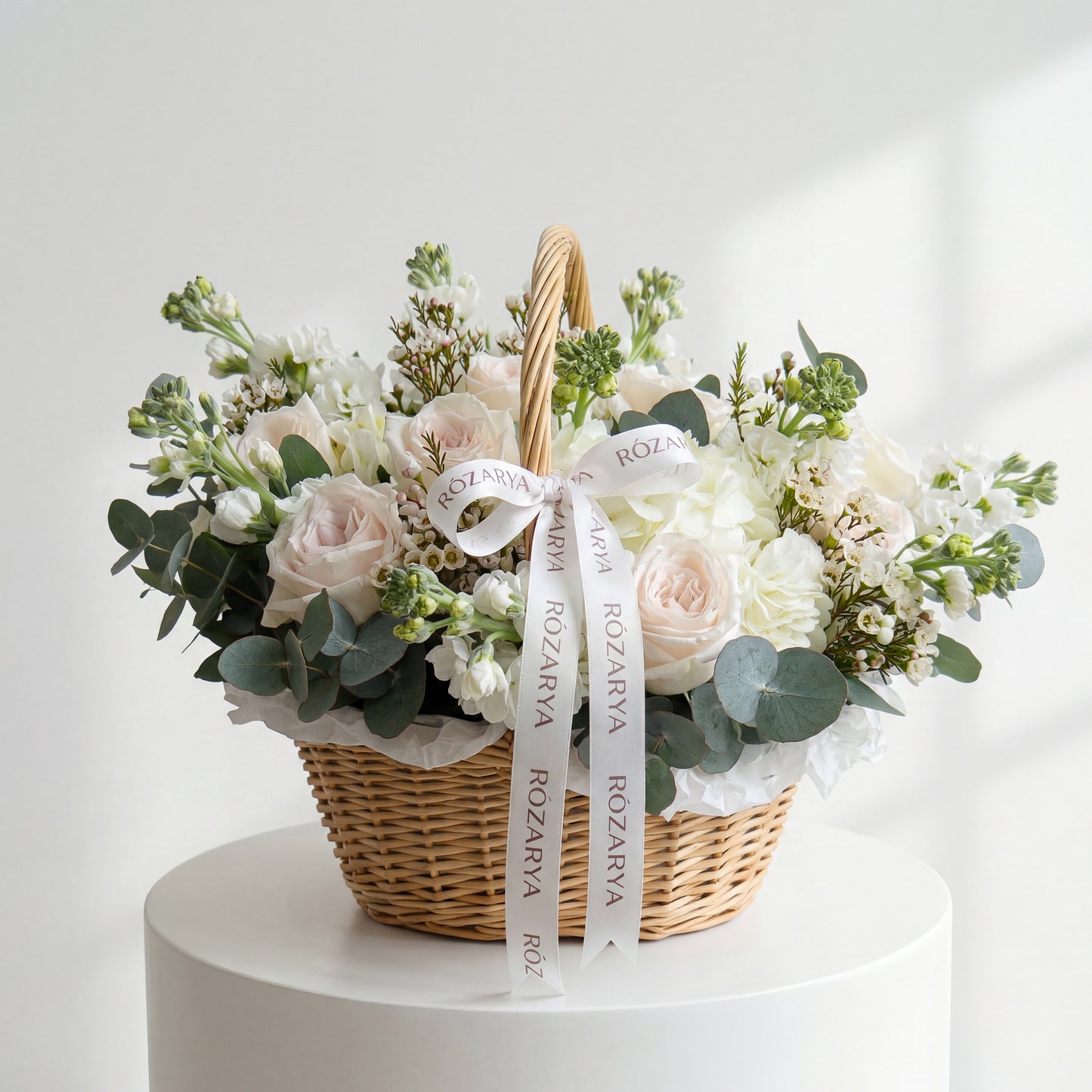 The Ivory & Blush Elegance Basket