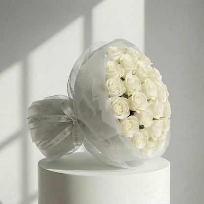 The Purest White Serenity Bouquet