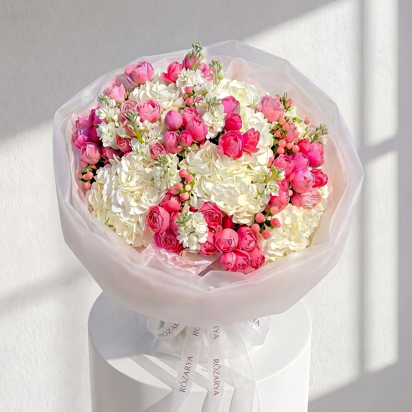 The Blush Hydrangea & Pink Rose Celebration