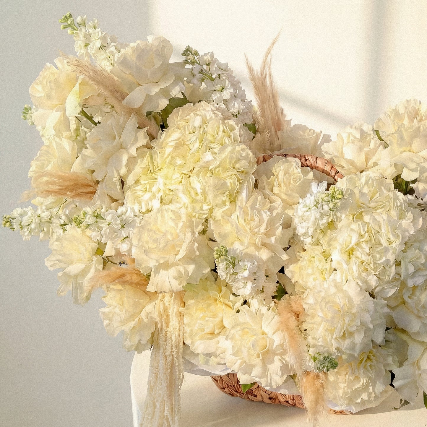 The Ivory Whisper Basket