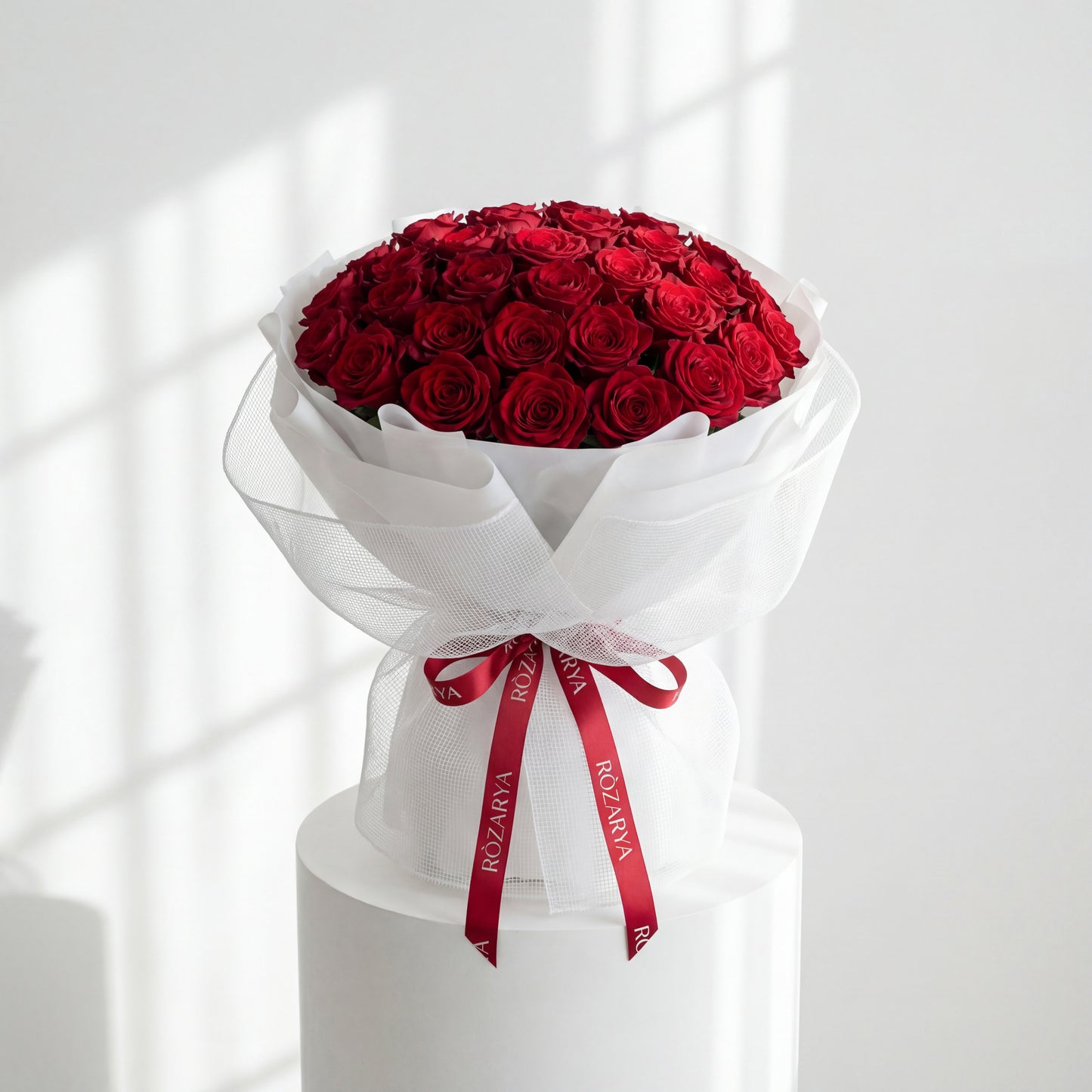 Opulent Red Rose Dome