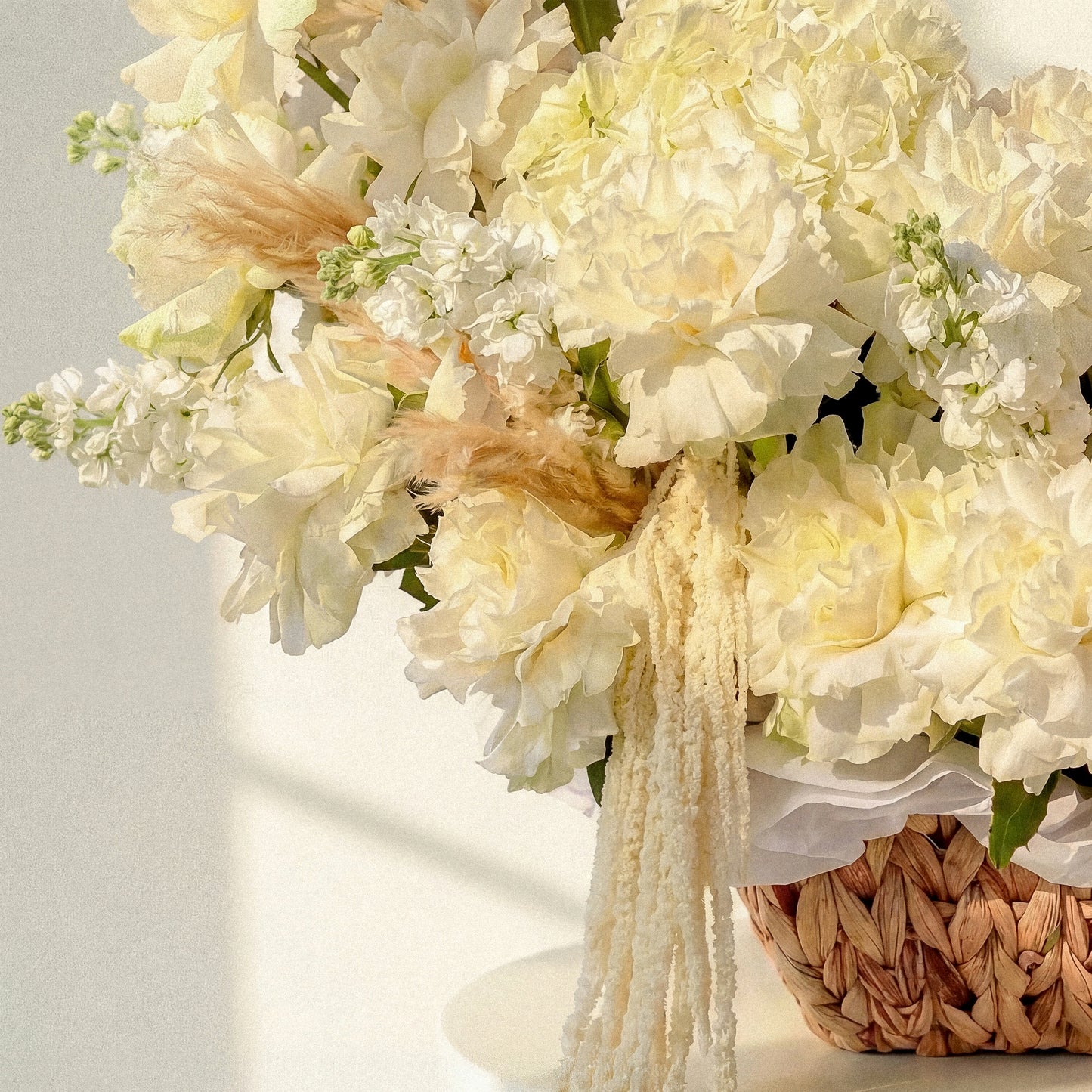 The Ivory Whisper Basket
