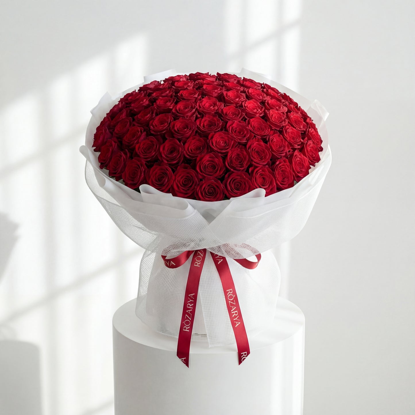 Opulent Red Rose Dome