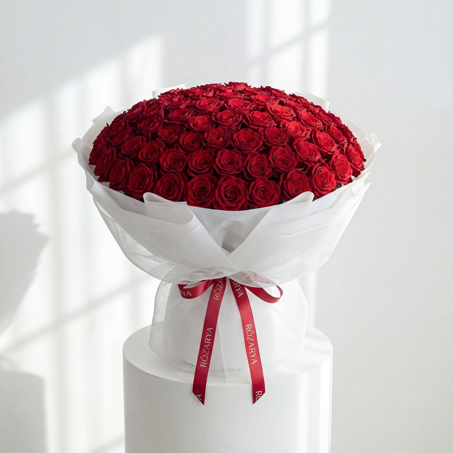 Opulent Red Rose Dome