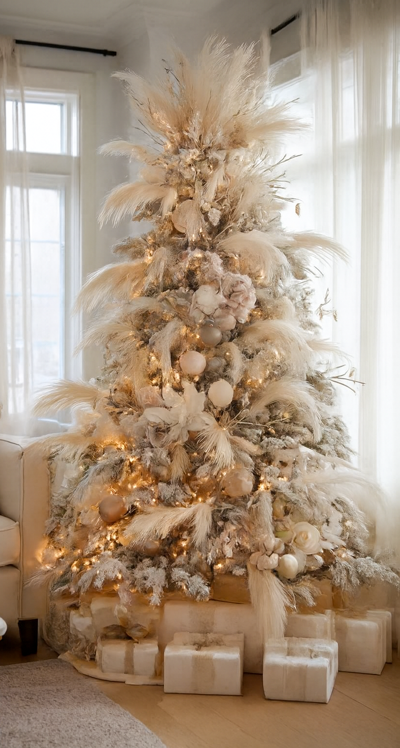 Ivory Pampas Serenity Tree