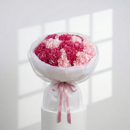 Raspberry Blush Carnation Couture Bouquet