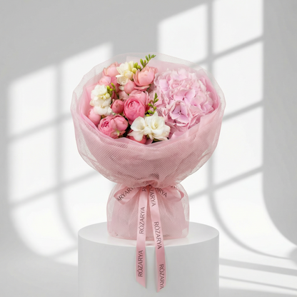 The Blush Hydrangea & Ranunculus Whisper