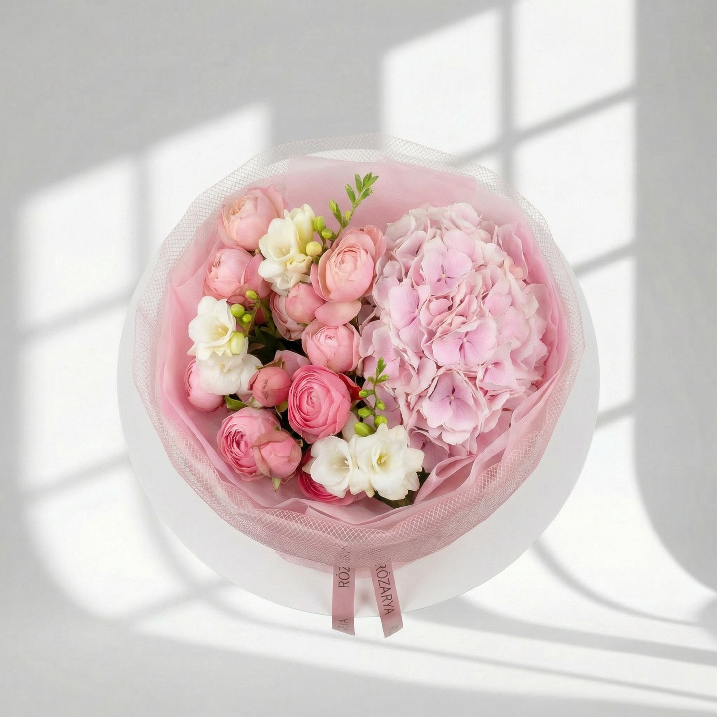 The Blush Hydrangea & Ranunculus Whisper