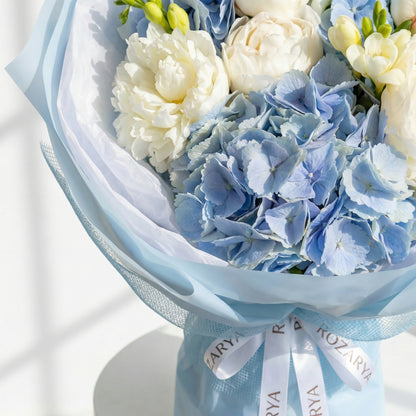 Sky & Ivory Elegance Bouquet