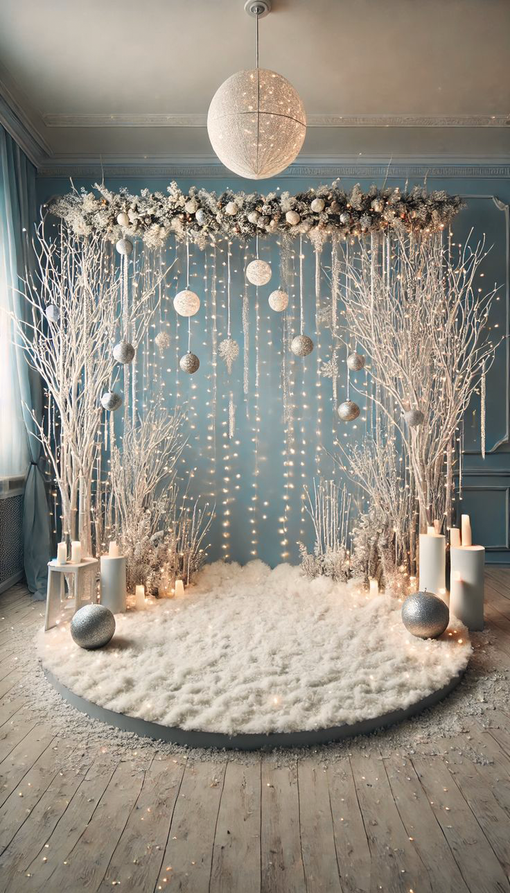 Enchanting Winter Wonderland Photozone