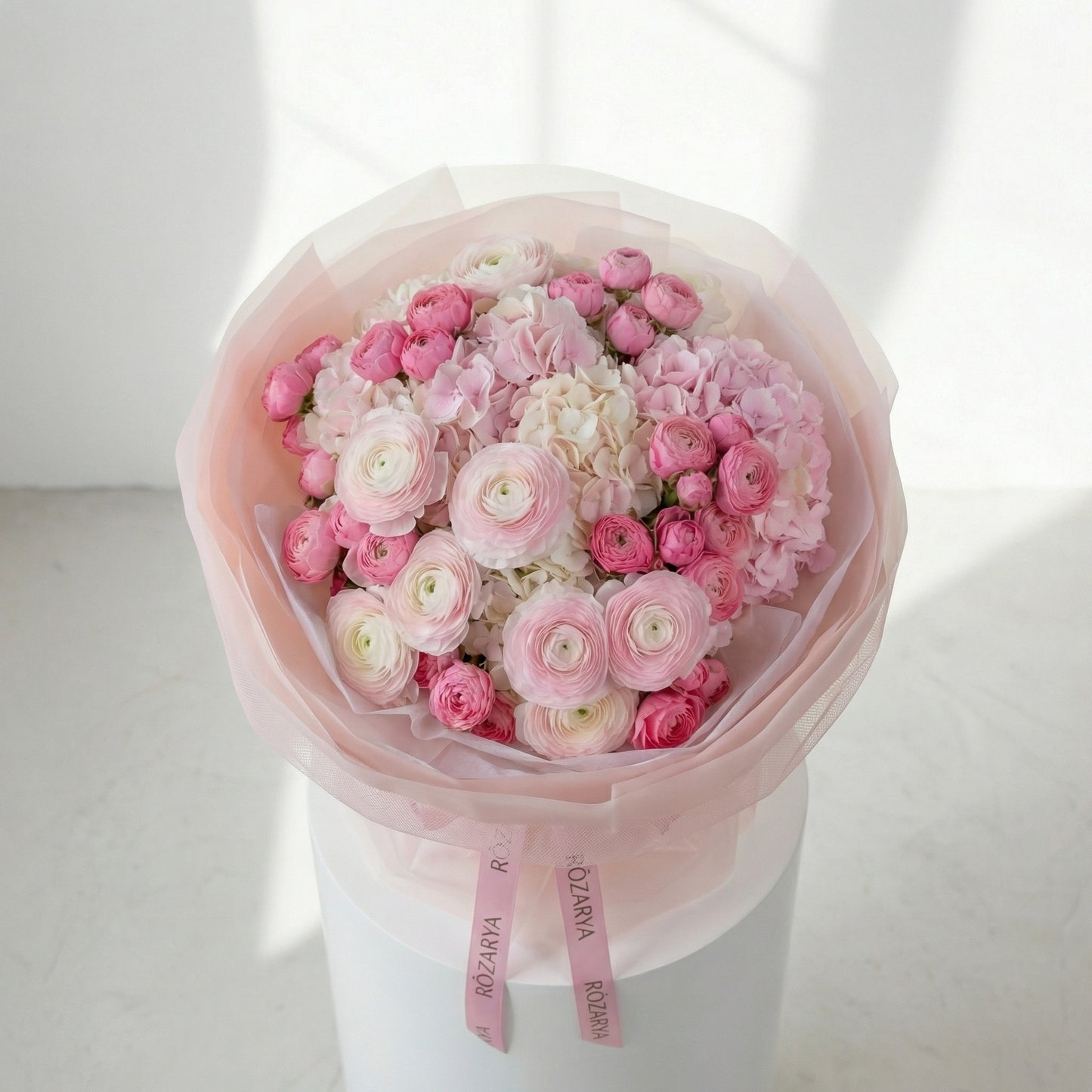 Pink Silk Whisper Bouquet