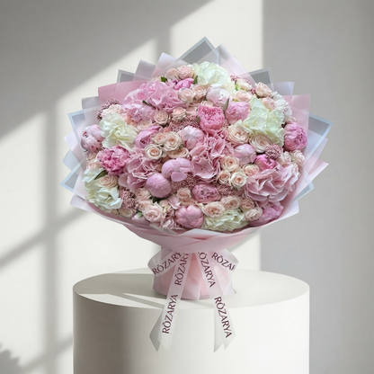 The Soft Lisianthus and Rosebud Dream