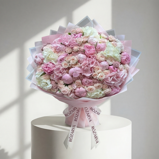 The Soft Lisianthus and Rosebud Dream