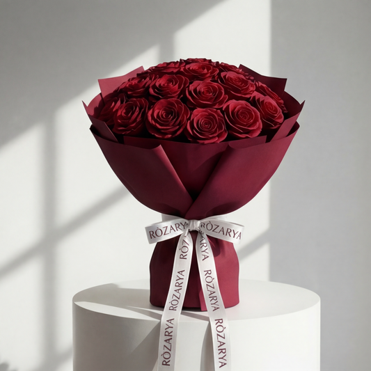 The Regal Plum Velvet Bouquet Dark