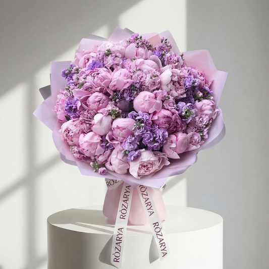 The Ivory Ranunculus and Sweet Pea Purity