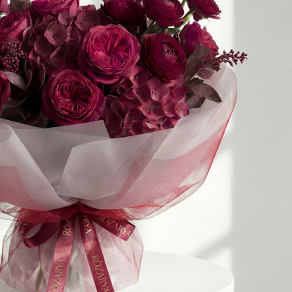 The Regal Plum Velvet Bouquet