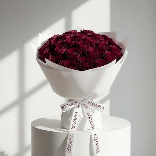 The Crimson Kiss Elegance Bouquet