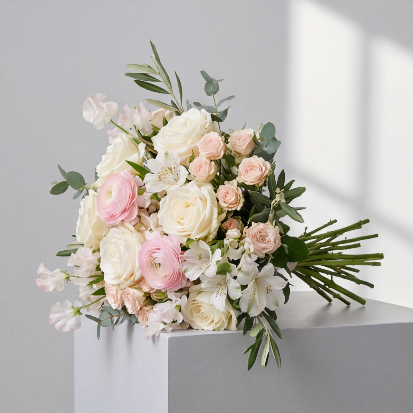 A Vow of Blush in Blooming Light