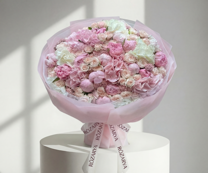 The Soft Lisianthus and Rosebud Dream