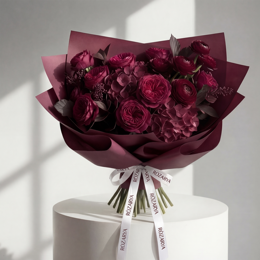 The Regal Plum Velvet Bouquet