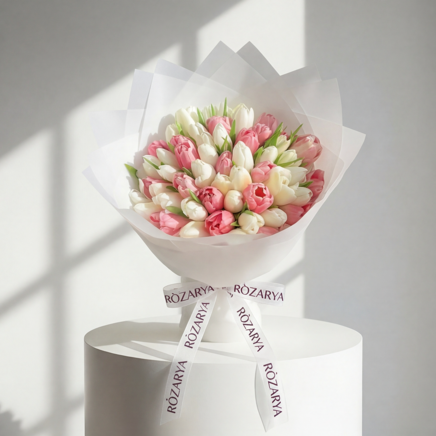 The Blush and Ivory Tulip Abundance