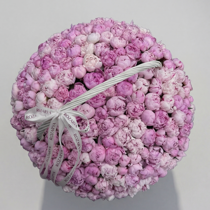 The Opulent Magenta Peony Estate Basket