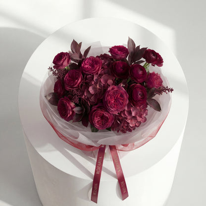The Regal Plum Velvet Bouquet