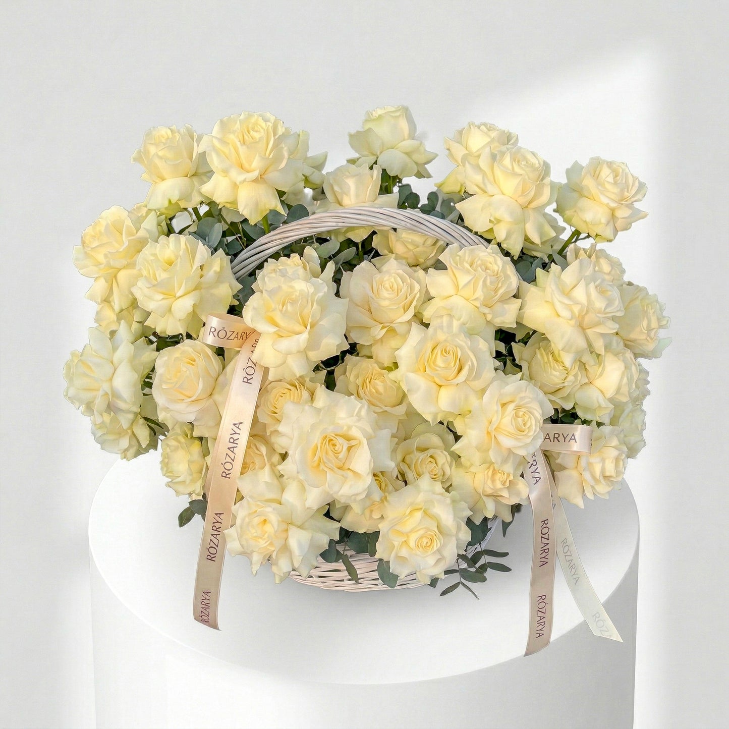 Ivory Rose Haven Basket