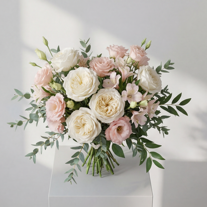 A Bride’s Whisper in Blooming Light