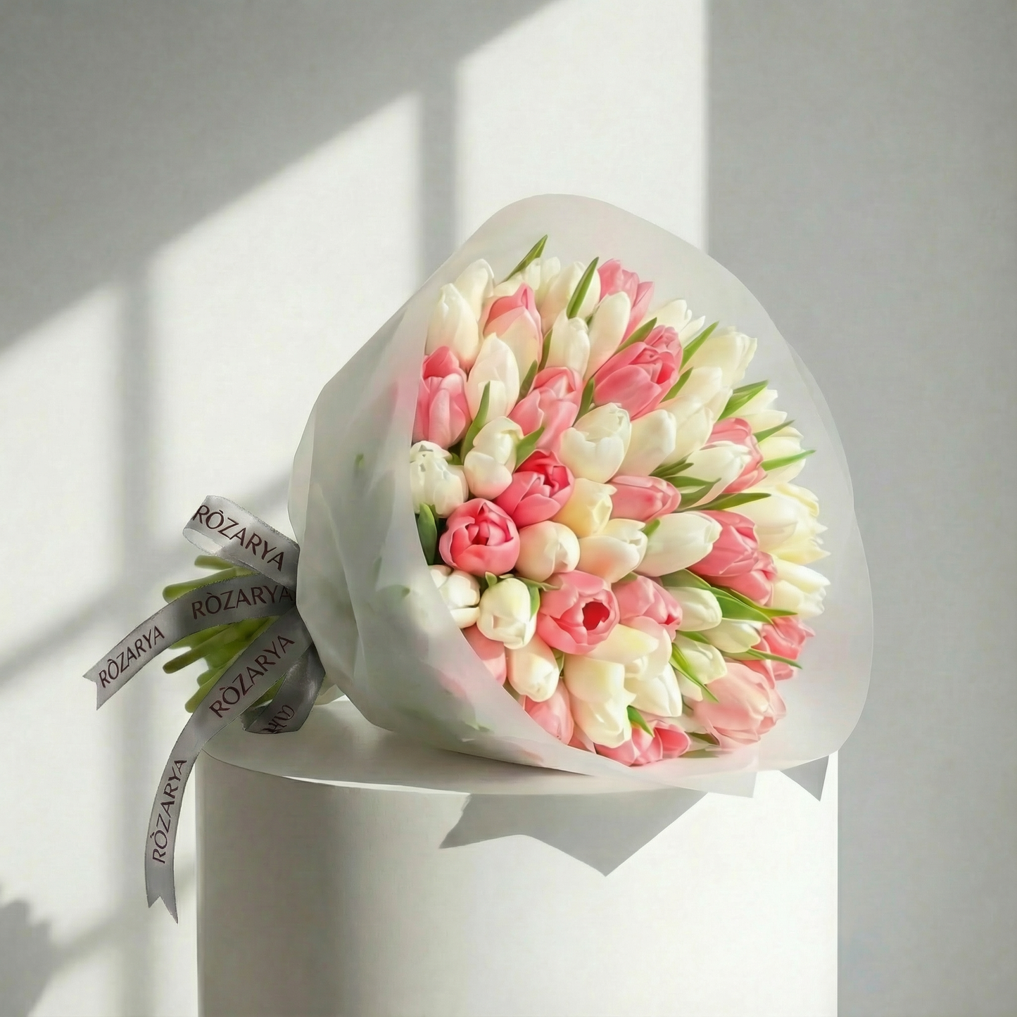 The Blush and Ivory Tulip Abundance