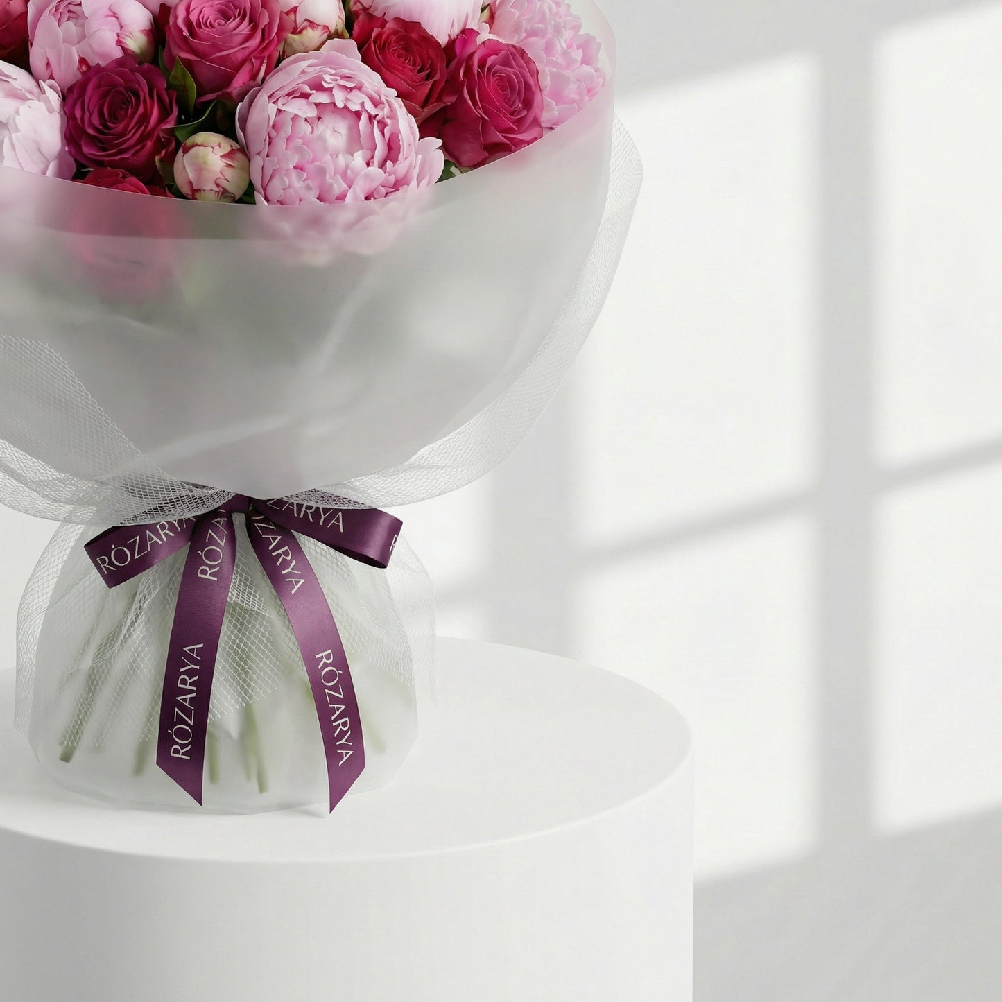 The Midnight Berry: Deep Magenta & Plum Peony Bouquet