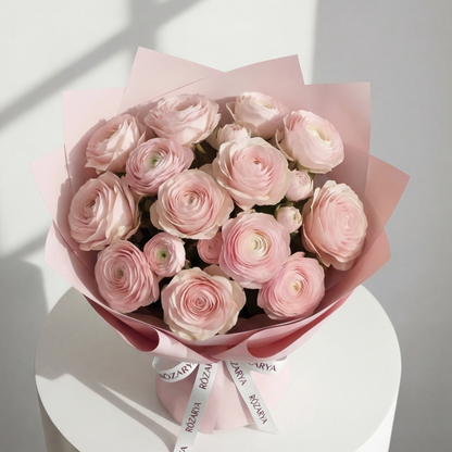 The Delicate Blush Ranunculus Bouquet