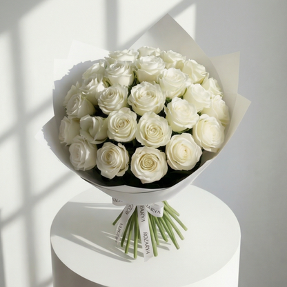 The Purest White Serenity Bouquet