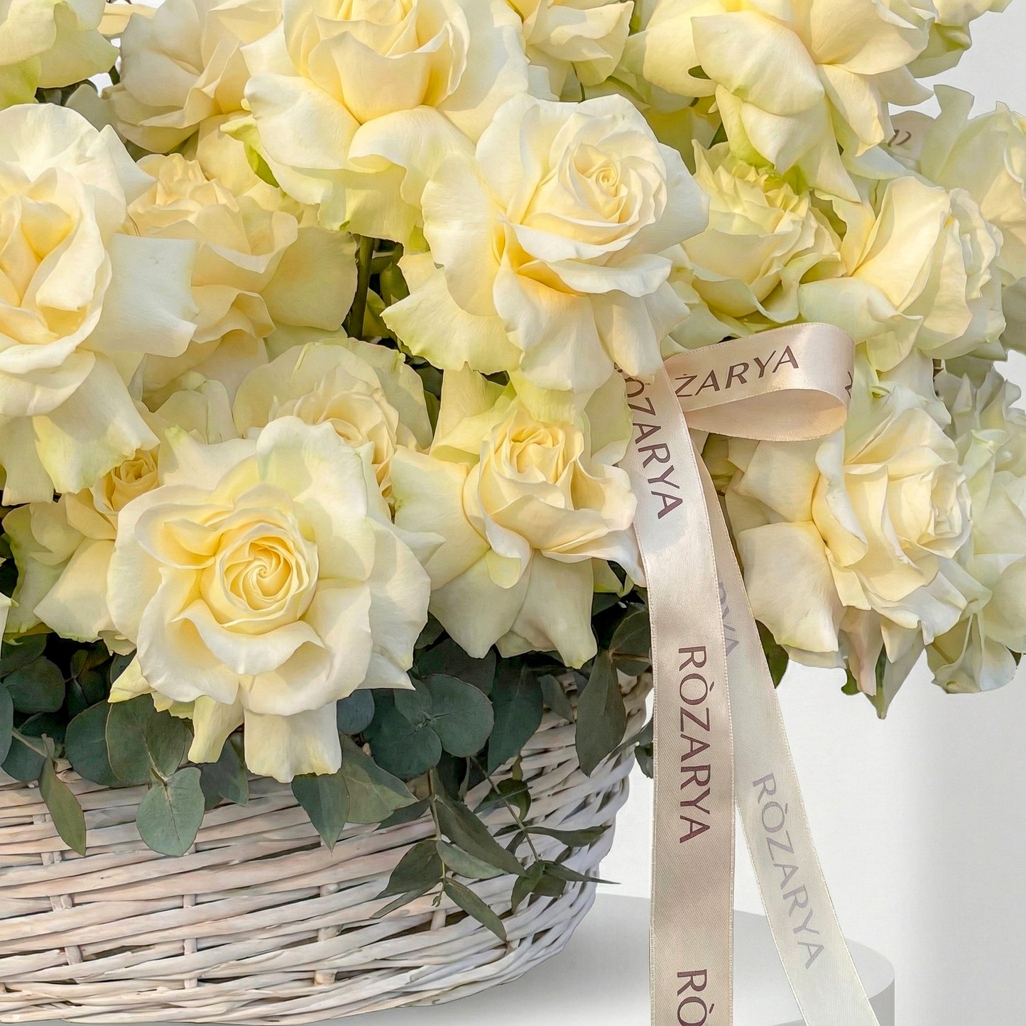 Ivory Rose Haven Basket