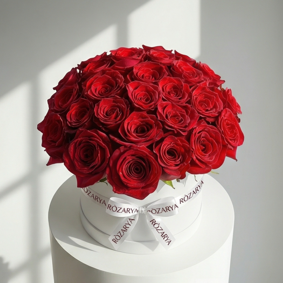 The Romantic Red Hat Box