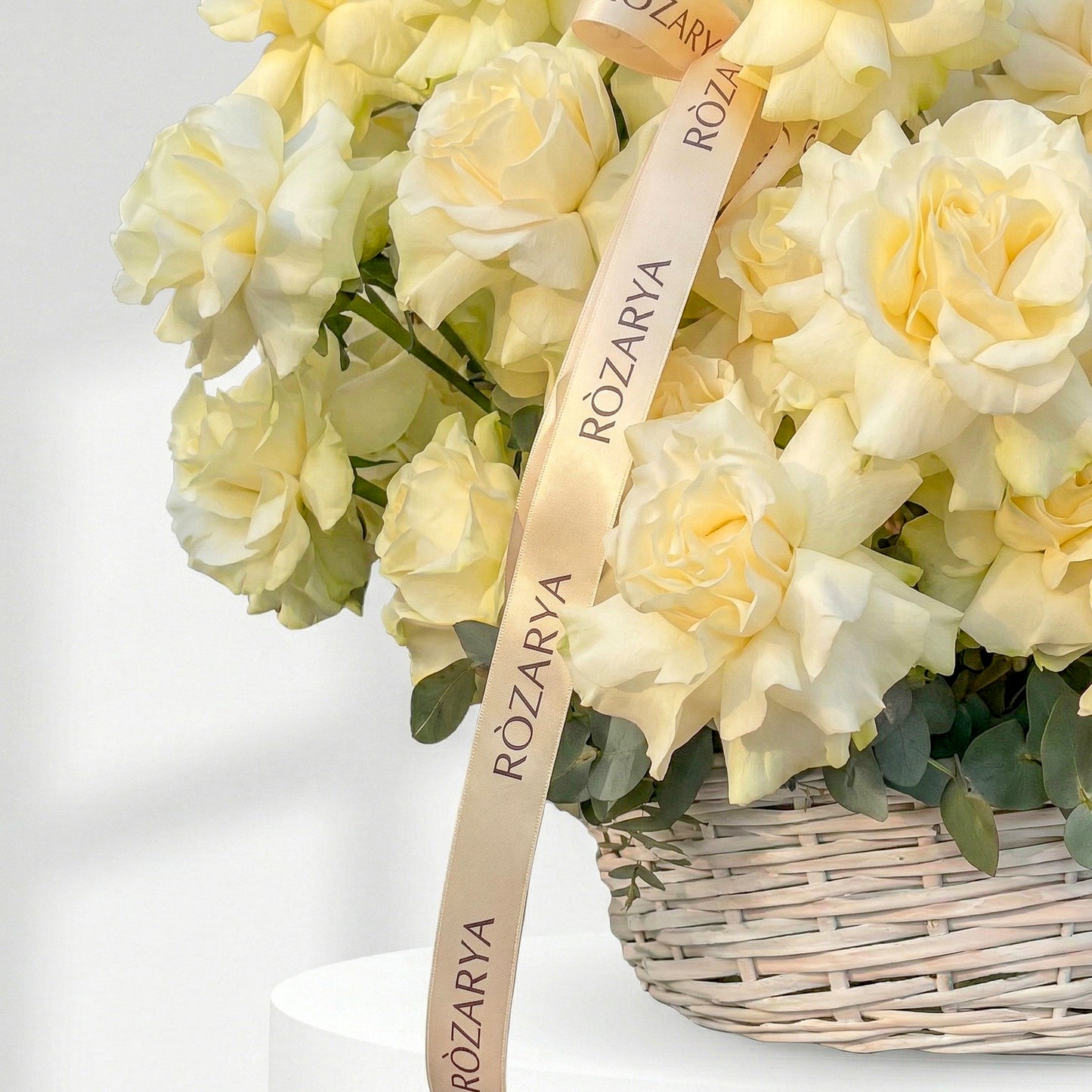 Ivory Rose Haven Basket