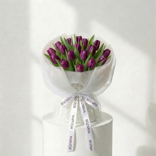 Royal Plum Tulip Bouquet