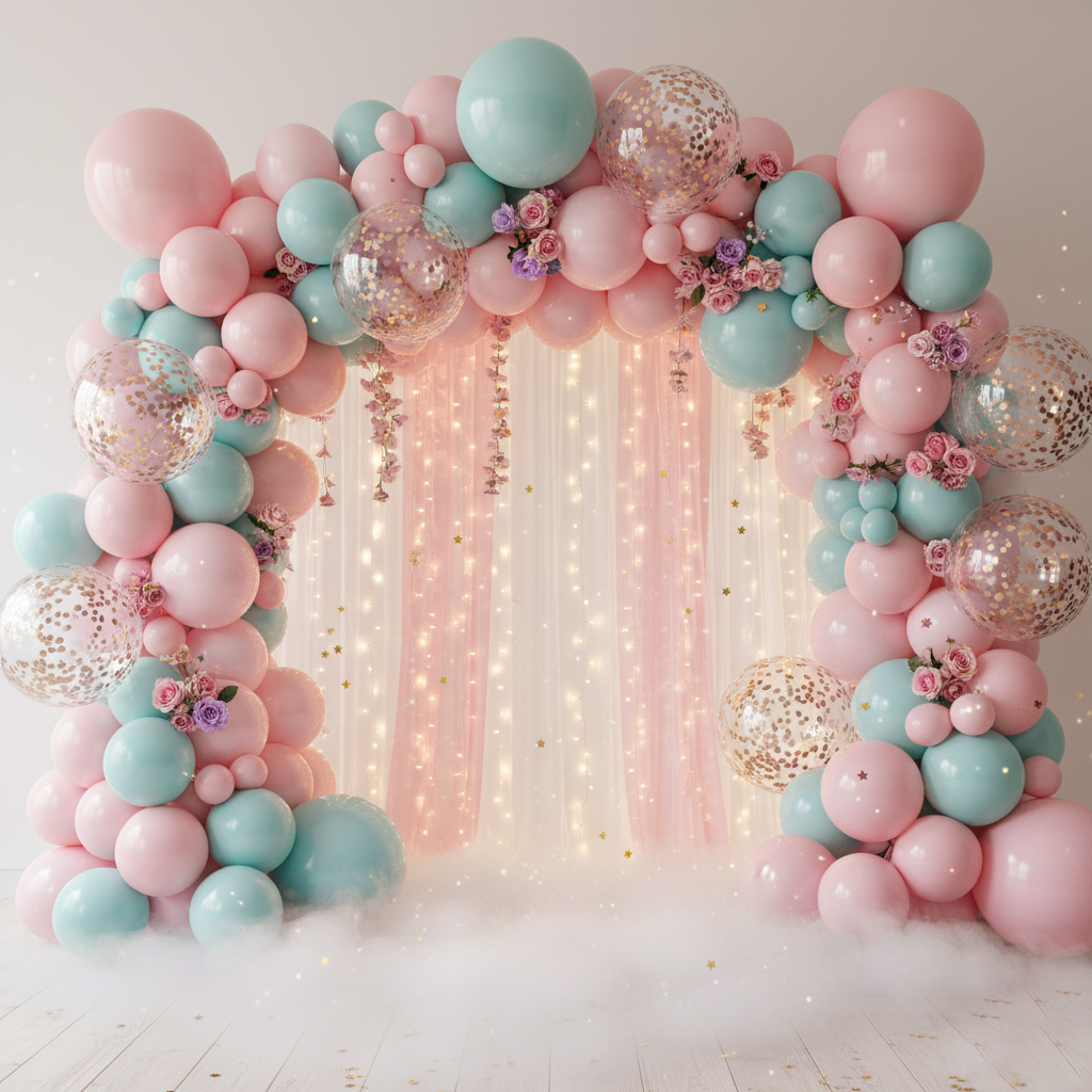 Grand Pastel Balloon Arch