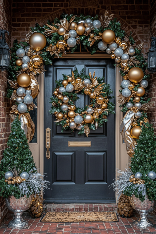 Regal Gold & Silver Entryway Set