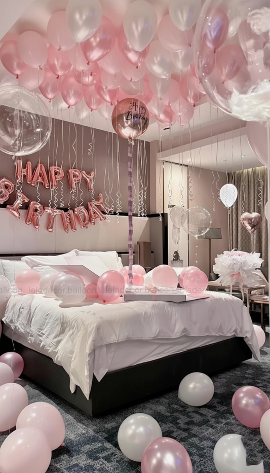 Rose Gold & Pastel Pink Balloons