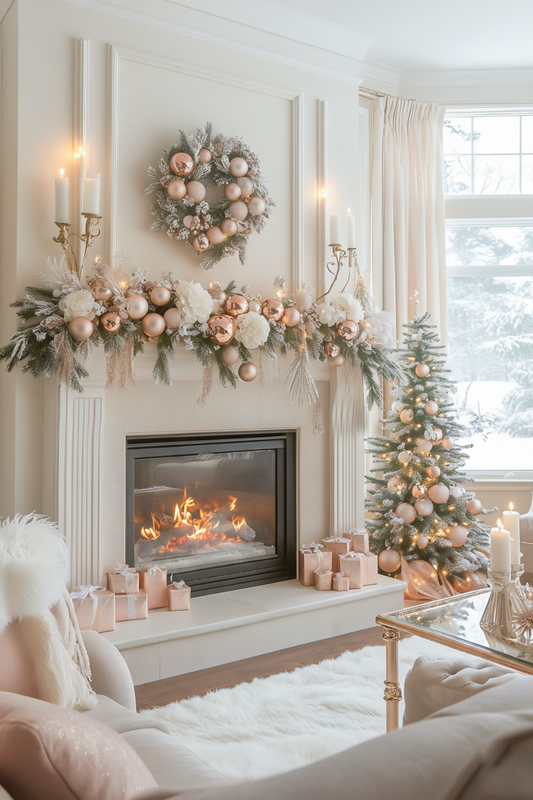 Rose Gold & Ivory Winter Serenity Collection