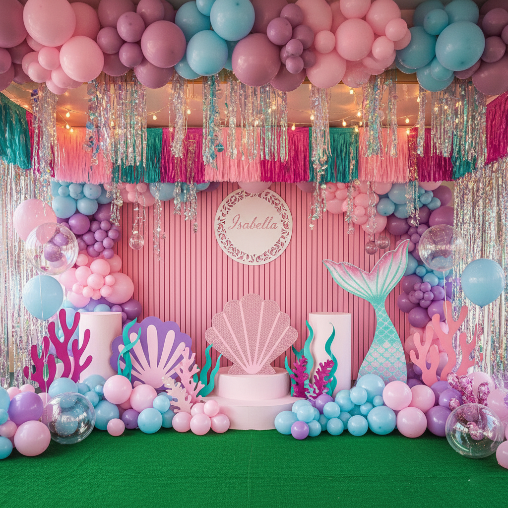 Sparkling Ocean Fantasy Backdrop