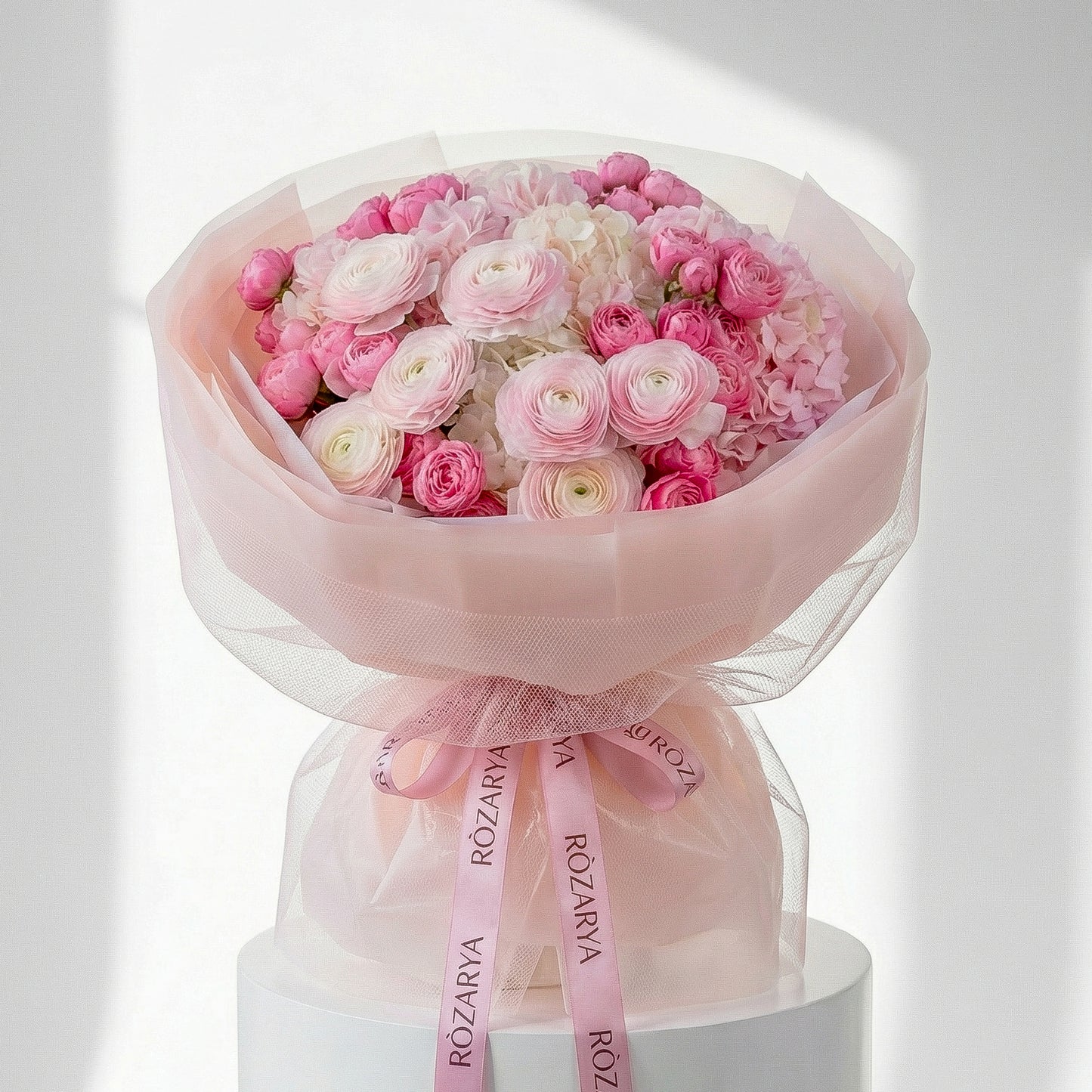 Pink Silk Whisper Bouquet